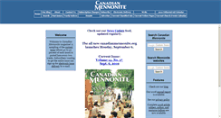 Desktop Screenshot of legacy.canadianmennonite.org